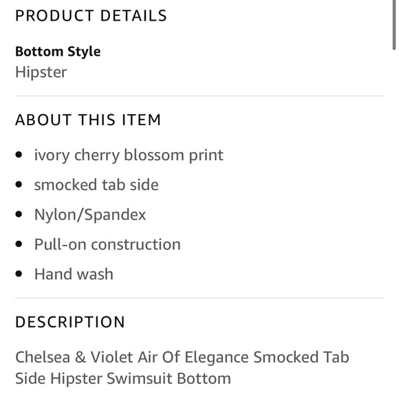 Chelsea & Violet Air of Elegance Bikini Set - NWT - Picture 9 of 10